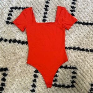 Aritzia Babaton contour square neck bodysuit (size XS)